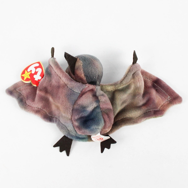 Ty Beanie Babies Batty 1998 Purple Bat With Ear Tag Error 1996 Plush Doll Toy