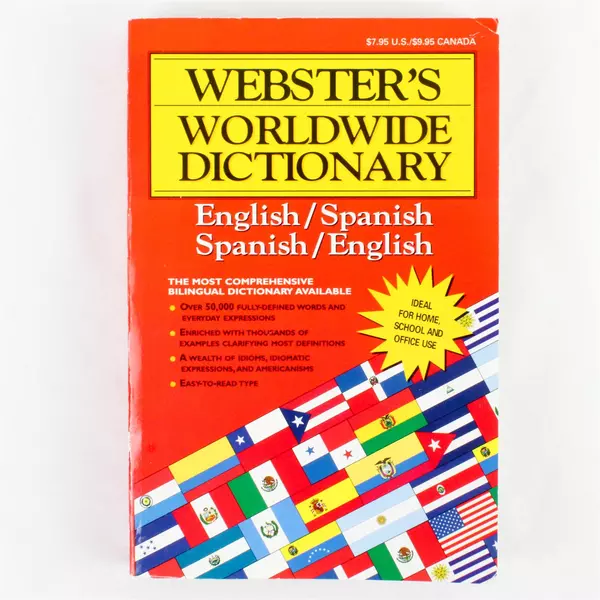 Webster's Worldwide English-Spanish Spanish-English Dictionary Bilingual Book