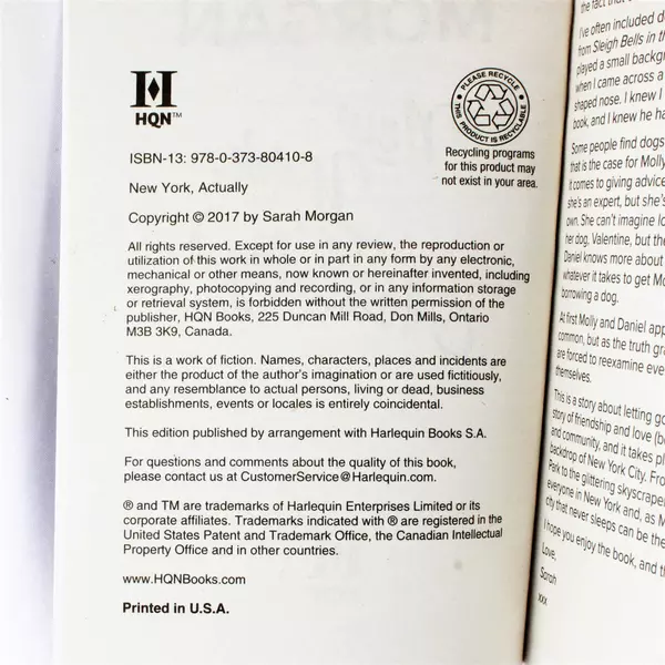 New York, Actually: A Romance Novel From Manhattan with Love Paperback