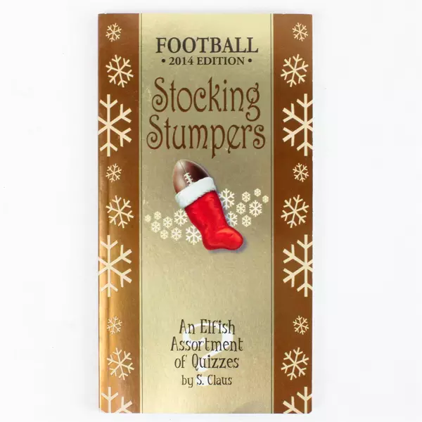 Football Stocking Stumpers 2014 Edition Quiz Book Christmas Gift