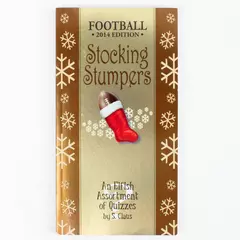 Football Stocking Stumpers 2014 Edition Quiz Book Christmas Gift