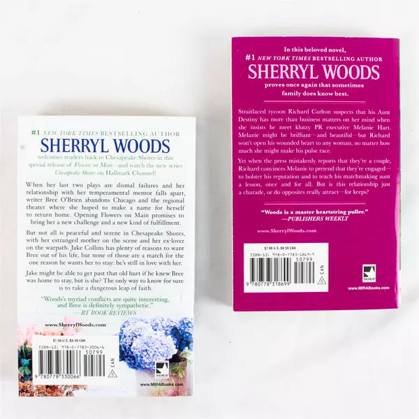 Lot of 2 Sherryl Woods Books Isn't It Rich & Flowers on Main