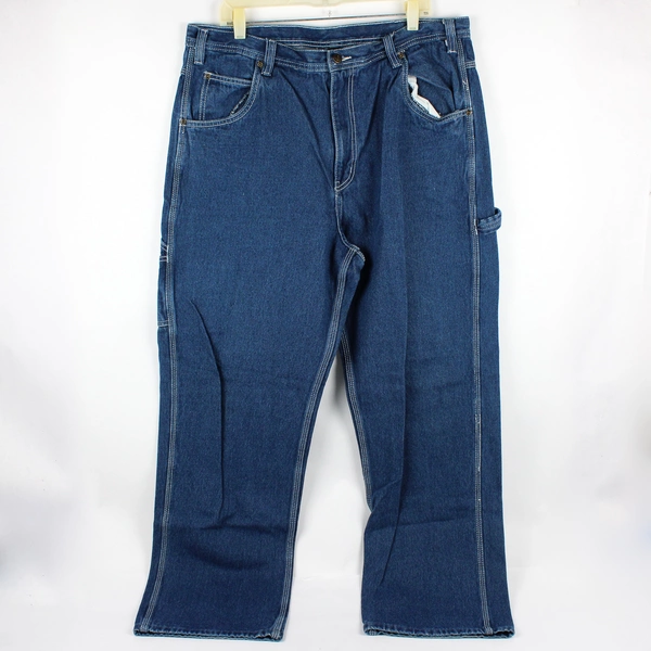 Most Wanted Men's 38x32 Medium Wash Denim Carpenter Jeans 