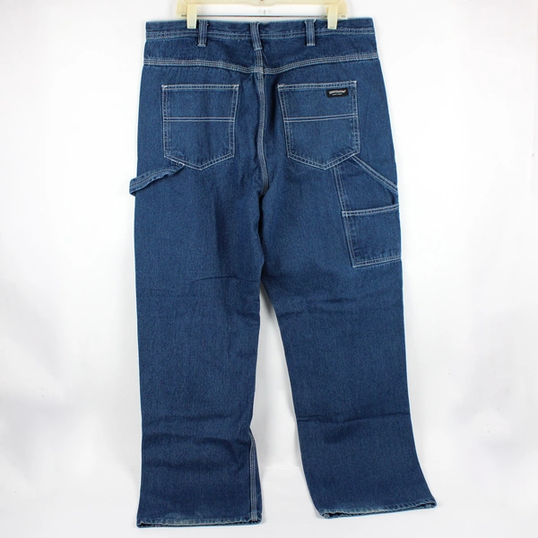 Most Wanted Men's 38x32 Medium Wash Denim Carpenter Jeans 