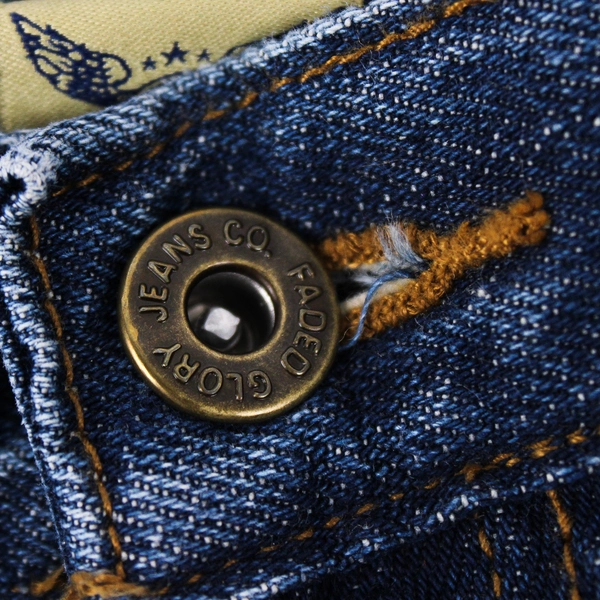 Faded Glory Men's 40x30 (42x30) Medium Wash Carpenter Jeans 