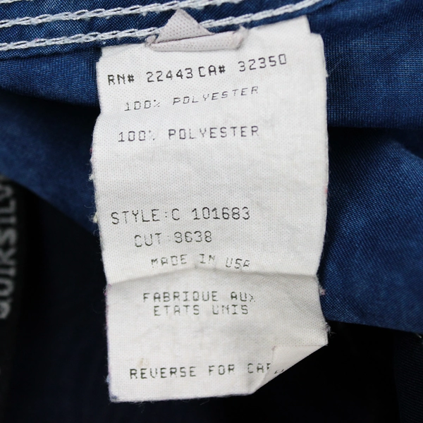 Quiksilver Men's 36 Navy Blue Floral Print Swim Trunks Boardshorts Drawstring