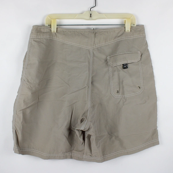 O'neill Men's 38 Tan Swim Trunk Shorts with Drawstring