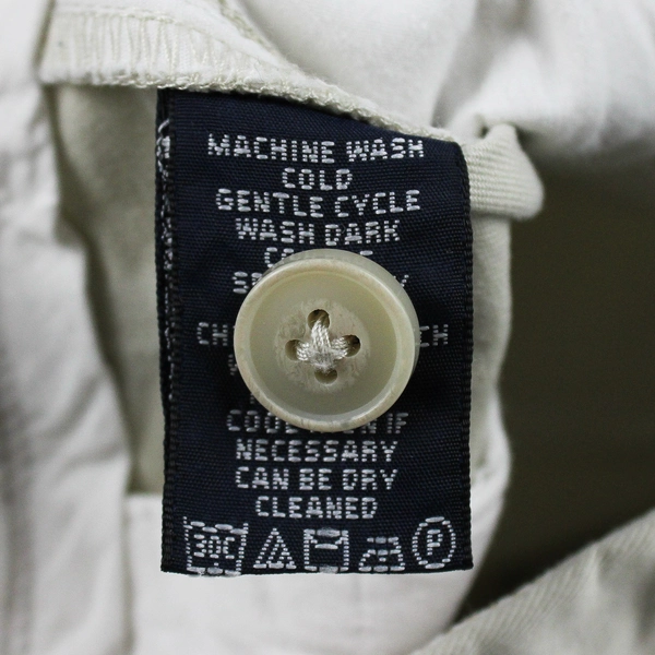 Hathaway Men's 38 Chino Beige Casual Shorts Button Back Pockets