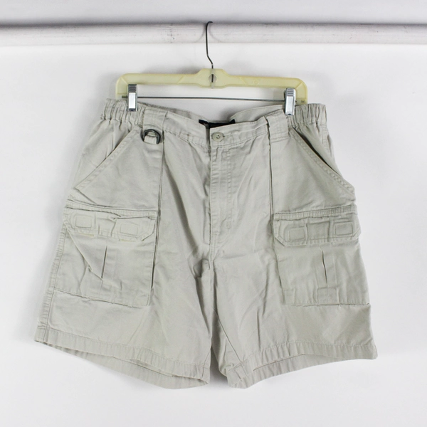 Lot of 2 Men's 38 Stained/Ripped Cargo Shorts for Wear or Fabric Scraps