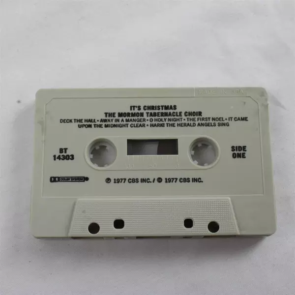 It’s Christmas! – The Mormon Tabernacle Choir (Cassette Tape, 1977 CBS Records) 