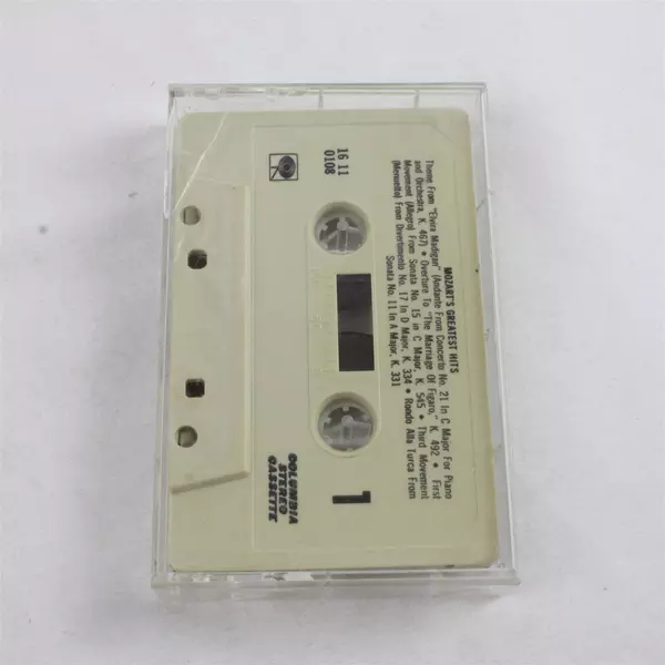 Mozart's Greatest Hits Cassette Columbia Stereo 