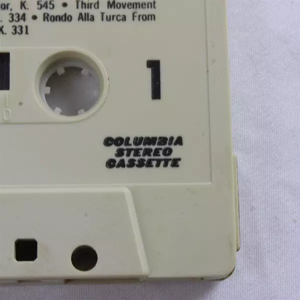 Mozart's Greatest Hits Cassette Columbia Stereo 