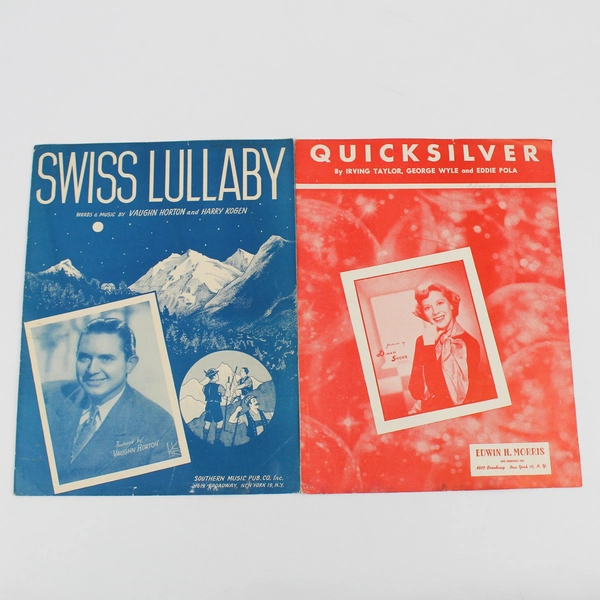 Lot of 6 Sheet Music From the 1940s Toolie Oolie Doolie Quick Silver ....