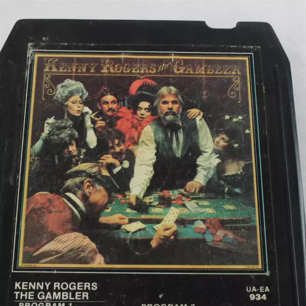Kenny Rogers The Gambler 8 Track Tape Cartridge 1978 United Artists UA-EA934