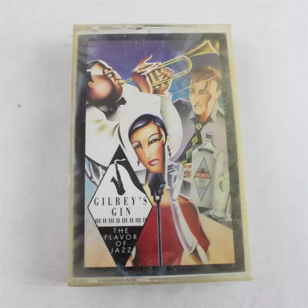 Gilbey's Gin - The Flavor of Jazz Cassette Tape 1992 Vintage 