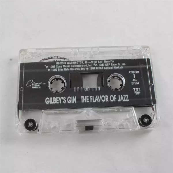 Gilbey's Gin - The Flavor of Jazz Cassette Tape 1992 Vintage 