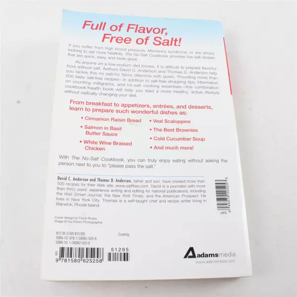 The No-Salt Cookbook: Reduce or Eliminate Salt Without Sacrificing Flavor