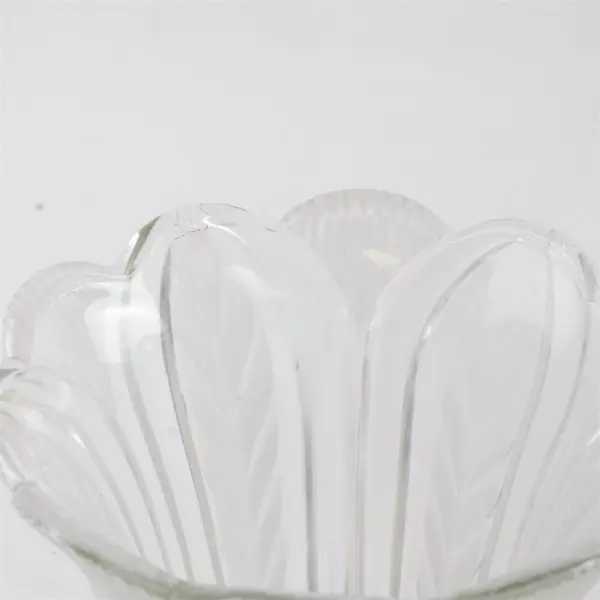Set of 4 Frosted Glass Floral Light Lamp Shades Replacement Ceiling Fan Fitter