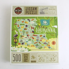 Discover the States 500-pc Jigsaw Puzzle Louisiana TSDTS18 Complete