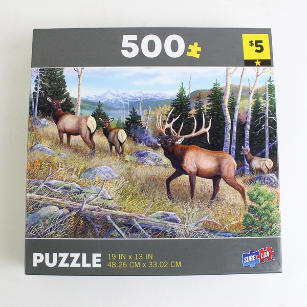 New "Mountain Music" 500 Piece Jigsaw Puzzle 19x13" Sealed