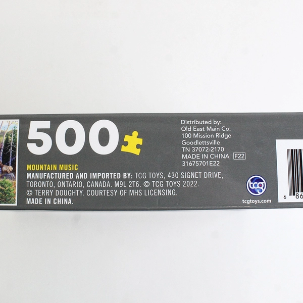 New "Mountain Music" 500 Piece Jigsaw Puzzle 19x13" Sealed