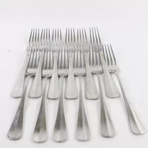 Set of 12 Towle Blaine Dinner Forks 8.25" Silverplate