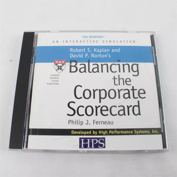 Balancing The Corporate Scorecard Cd Rom Philip J Ferneau For Windows