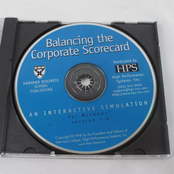 Balancing The Corporate Scorecard Cd Rom Philip J Ferneau For Windows