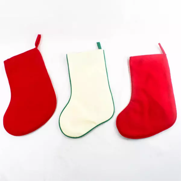 Set of 3 Sports Christmas Stockings Golf & Lacrosse 16.5" Holiday Decor