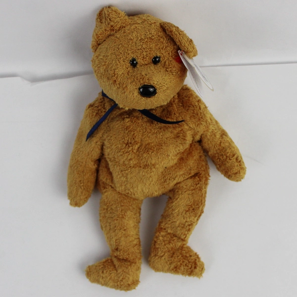 TY Beanie Babies Fuzz 1999 Brown Bear With Tag Plush Doll Toy