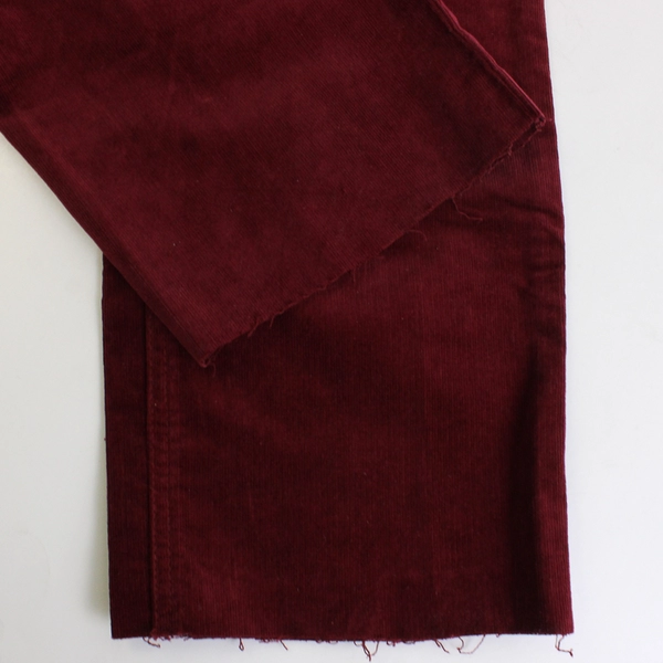 St. John's Bay Red Corduroy Straight Leg Pants Women's Size 12PS