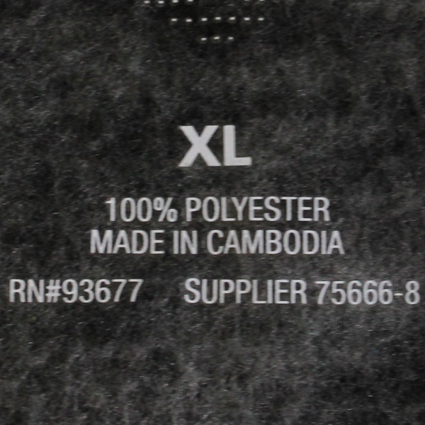 St. John's Bay Dark Gray Zip-Up Vest Women's Size XL