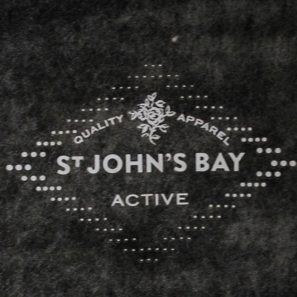 St. John's Bay Dark Gray Zip-Up Vest Women's Size XL