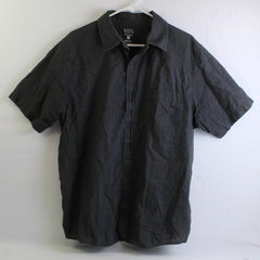 Mountain Hardwear Gray Short Sleeve Button-Up Men's Size Large