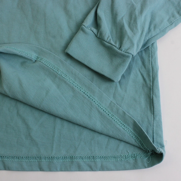 Volcom Blue Long-Sleeve Cotton T-Shirt Women's Size Large