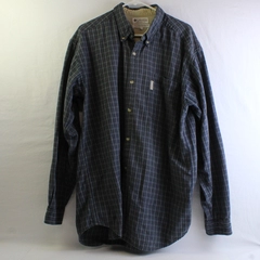 90's Columbia Men's XL Large 100% Cotton Flannel Button Up Shirt