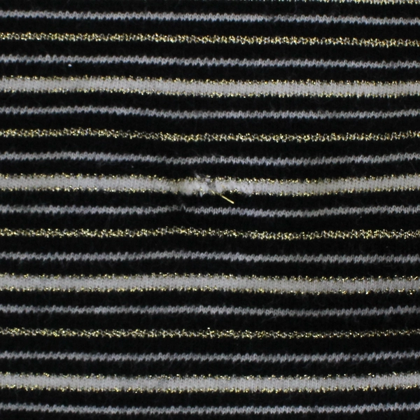 Karen Scott Women's S Turtleneck Shirt Blue White Stripes Long Sleeve