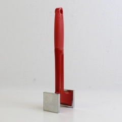 9.5" Dual-Sided Meat Tenderizer Red Handle Kitchen Tool