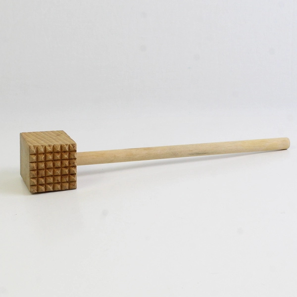 10" Wooden Meat Tenderizer Mallet Kitchen Tool