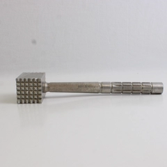 Vintage 9" Dual-Sided Aluminum Meat Tenderizer Mallet