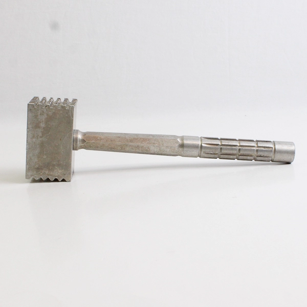 Vintage 9" Dual-Sided Aluminum Meat Tenderizer Mallet
