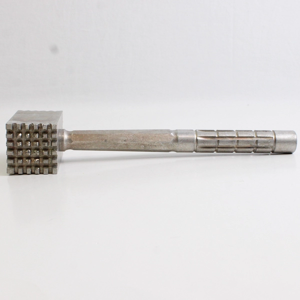 Vintage 9" Dual-Sided Aluminum Meat Tenderizer Mallet