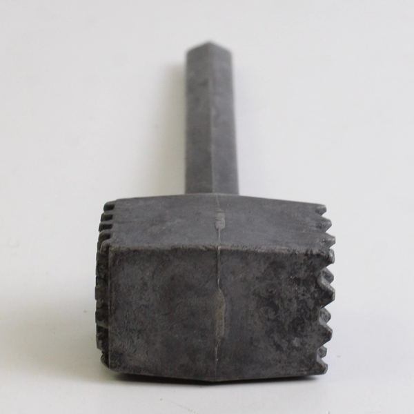 Vintage 8" Dual-Sided Metal Meat Tenderizer Mallet