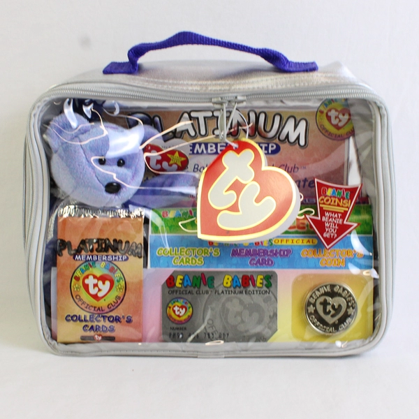 Ty Beanie Babies Official Club Platinum Edition Membership Kit 1999 Sealed W/Tag