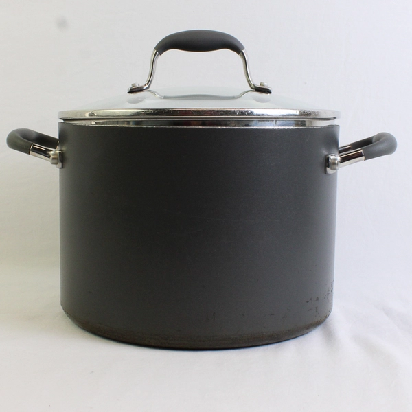 Anolon Advanced Hard-Anodized Nonstick Aluminum 8 Qt Stock Pot with Lid