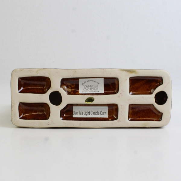 Yankee Candle By Ronnie Walter Ceramic Sled Dog Tea Light Candle Holder 8.5"Long