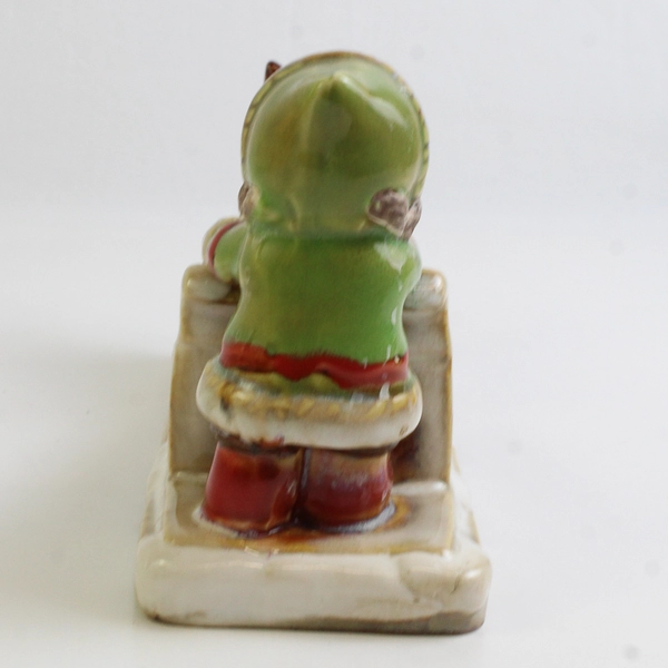 Yankee Candle By Ronnie Walter Ceramic Sled Dog Tea Light Candle Holder 8.5"Long