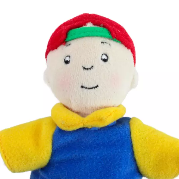 Vintage Caillou 7" Plush Doll Irwin Toys Soft Fabric Embroidered Face