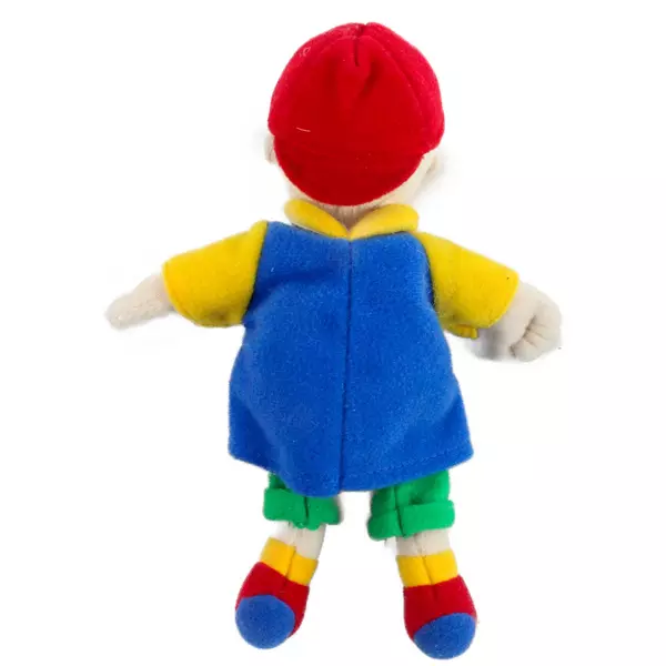 Vintage Caillou 7" Plush Doll Irwin Toys Soft Fabric Embroidered Face