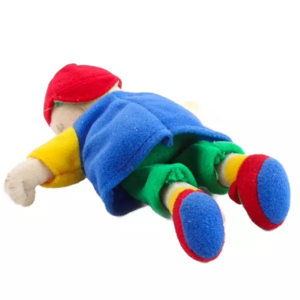 Vintage Caillou 7" Plush Doll Irwin Toys Soft Fabric Embroidered Face